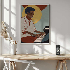 Tablou înramat „MUSICIAN GUY VIII” de Gulcihan Ozguc