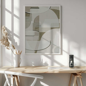 Tablou înramat „Neutral Curves 1” de cartissi