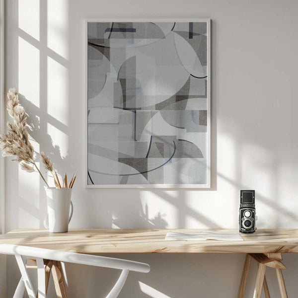 Tablou înramat „Neutral Curves 4” de cartissi