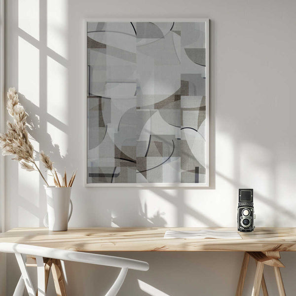 Tablou înramat „Neutral Curves 7” de cartissi