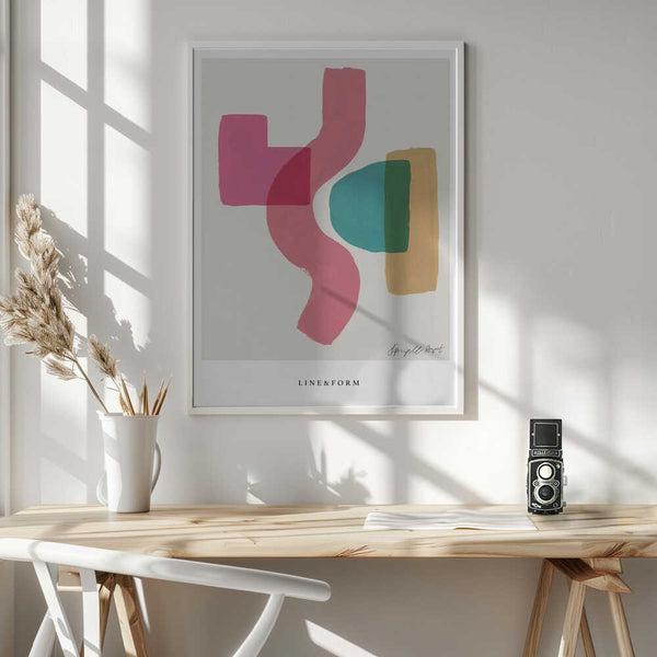 Tablou înramat „Shapes in Motion” de Treechild