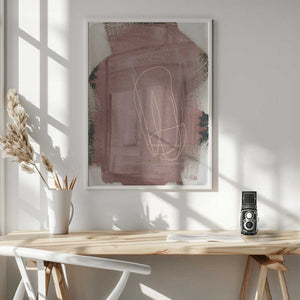 Tablou înramat „Abstract Brush Strokes 183 Kopie” de Mareike Böhmer
