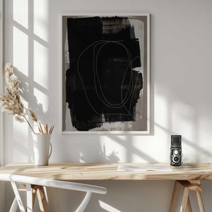 Tablou înramat „Abstract Brush Strokes 180Z” de Mareike Böhmer