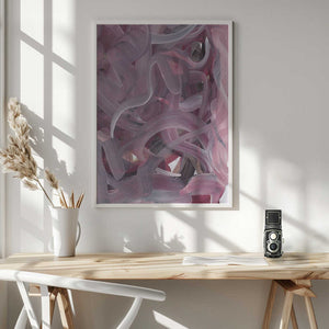 Tablou înramat „Pink abstract” de Maira Ribena