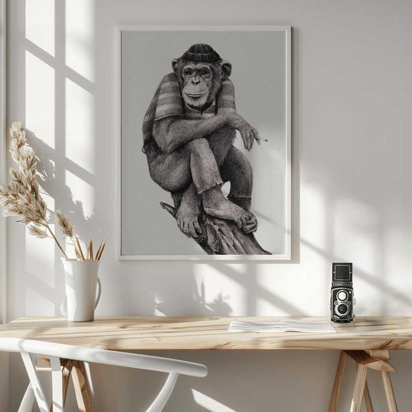 Tablou înramat „Smoke &amp;amp Chill” de Mike Koubou