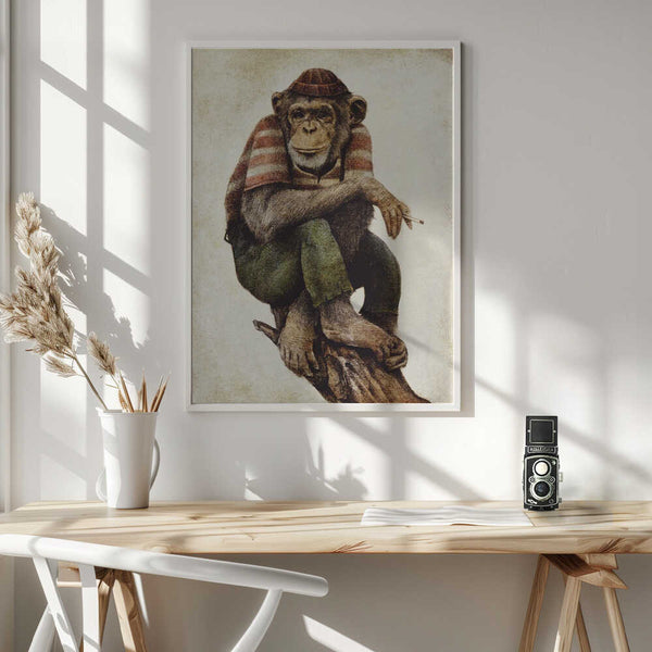 Tablou înramat „Smoke &amp; Chill” de Mike Koubou