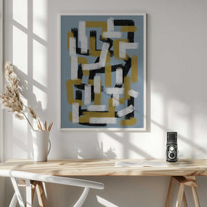 Tablou înramat „Abstract Pathways” de THE MIUUS STUDIO