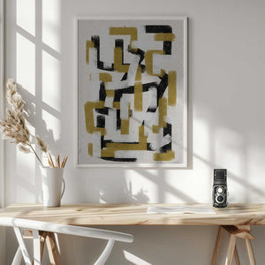 Tablou înramat „Labyrinthine Hues” de THE MIUUS STUDIO