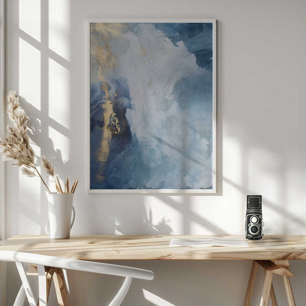 Tablou înramat „Celestial Waves” de Julia Contacessi