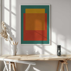 Tablou înramat „Vibrant Layers” de Vitor Costa