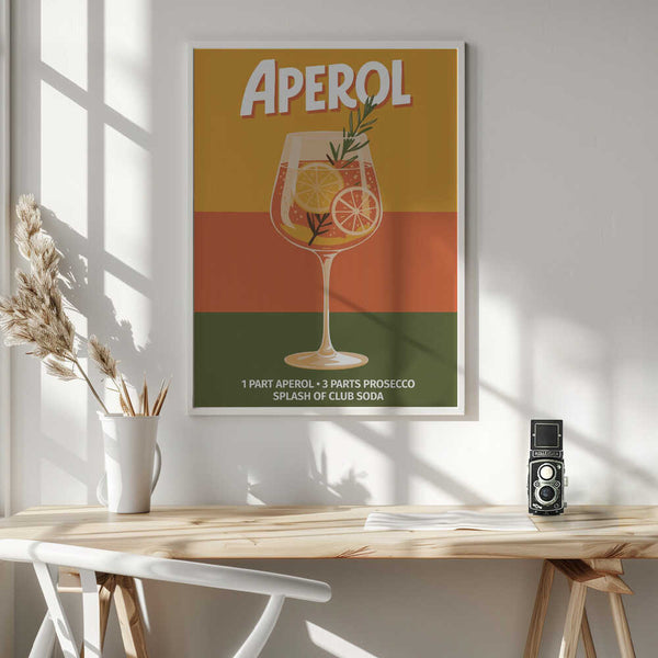 Tablou înramat „Aperol Vintage No 1” de Andreas Magnusson