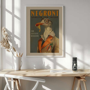 Tablou înramat „Chic Seagull Society” de The Whiskey Ginger