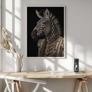 Tablou înramat „Zebra Portrait” de Andreas Magnusson