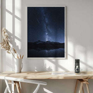 Tablou înramat „Galaxies Reflection” de Toby Harriman