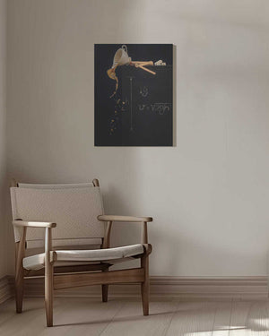 Tablou canvas „A study with free fall” de Dina Belenko