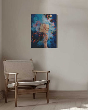 Tablou canvas „Don't open till Christmas” de Dina Belenko