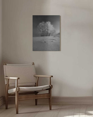 Tablou canvas „The first snow” de Krzysztof Mierzejewski