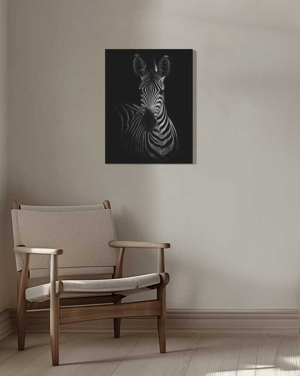 Tablou canvas „The Zebra” de WildPhotoArt