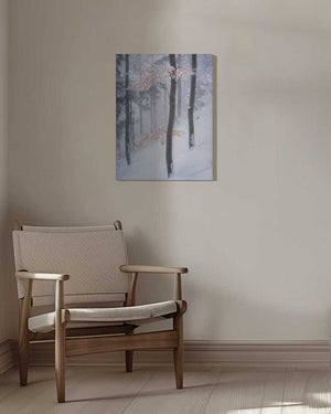 Tablou canvas „In the winter forest” de Ales Krivec