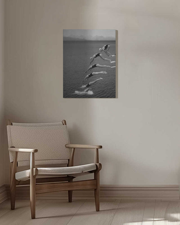 Tablou canvas „The beauty of diving” de Greetje van Son