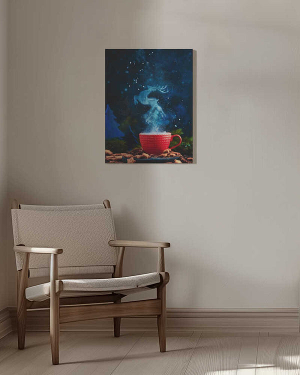 Tablou canvas „Snow Queen Deer” de Dina Belenko