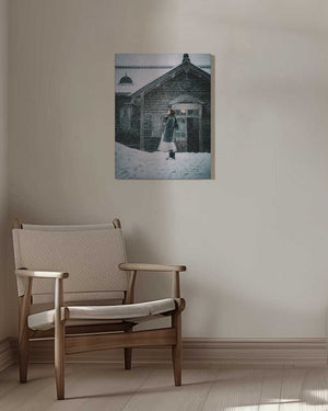 Tablou canvas „snow day” de Nobu Ishijima