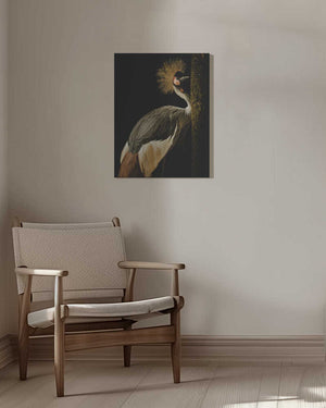 Tablou canvas „Grey Crowned Crane” de Jealousy