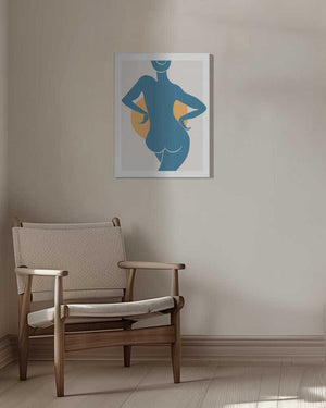 Tablou canvas „Blue Woman” de Pictufy Studio II