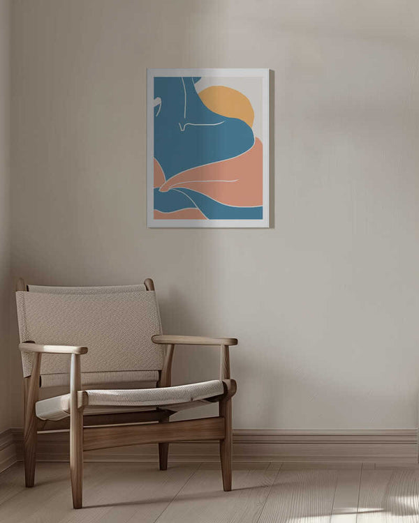 Tablou canvas „Blue Shoulder” de Pictufy Studio II