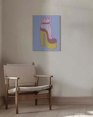 Tablou canvas „Yellow Heel 01” de Pictufy Studio
