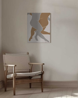 Tablou canvas „Lovers Beige” de Pictufy Studio II