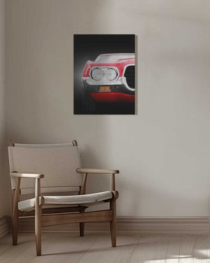 Tablou canvas „US classic car 1972 Ranchero pickup truck” de Beate Gube