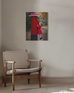 Tablou canvas „Posting to Santa” de Peter Davidson