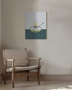 Tablou canvas „Yoga in my yogurt” de Maarten Léon
