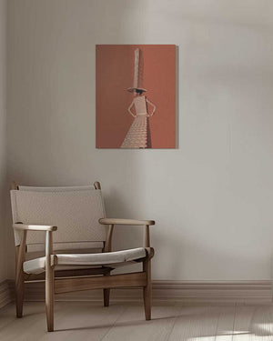 Tablou canvas „City girl” de Maarten Léon