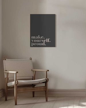 Tablou canvas „Motivational Phrase” de uplusmestudio