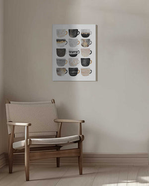 Tablou canvas „Pretty Coffee Cups” de Elisabeth Fredriksson