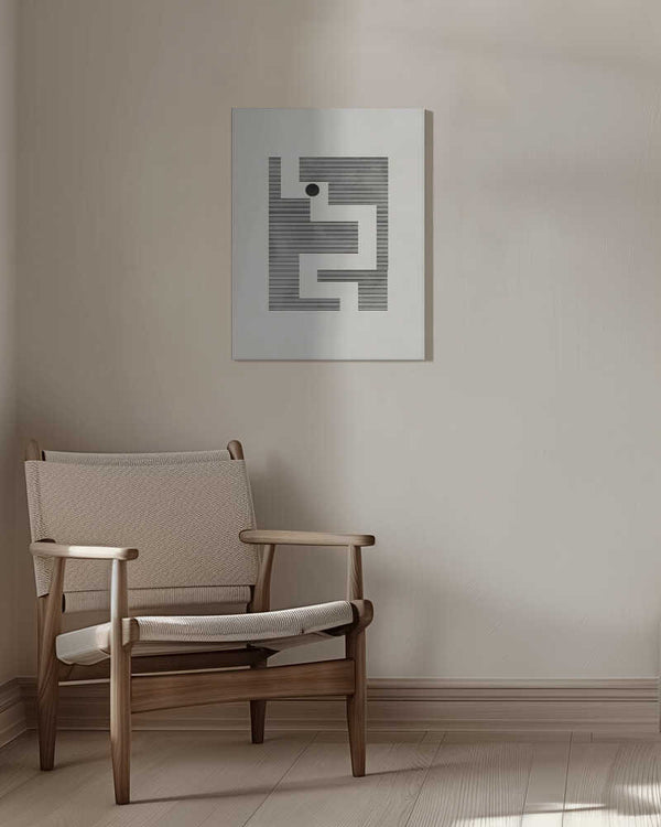 Tablou canvas „Minimalist maze” de Pictufy Studio II