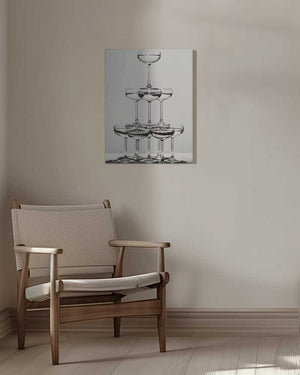 Tablou canvas „Champagne tower_6” de Pictufy Studio III