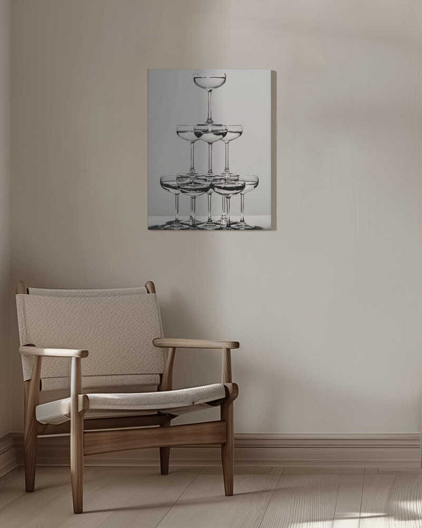 Tablou canvas „Champagne tower_6” de Pictufy Studio III