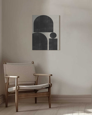 Tablou canvas „Geometric Silence” de THE MIUUS STUDIO