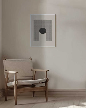 Tablou canvas „Geometric Eclipse” de THE MIUUS STUDIO