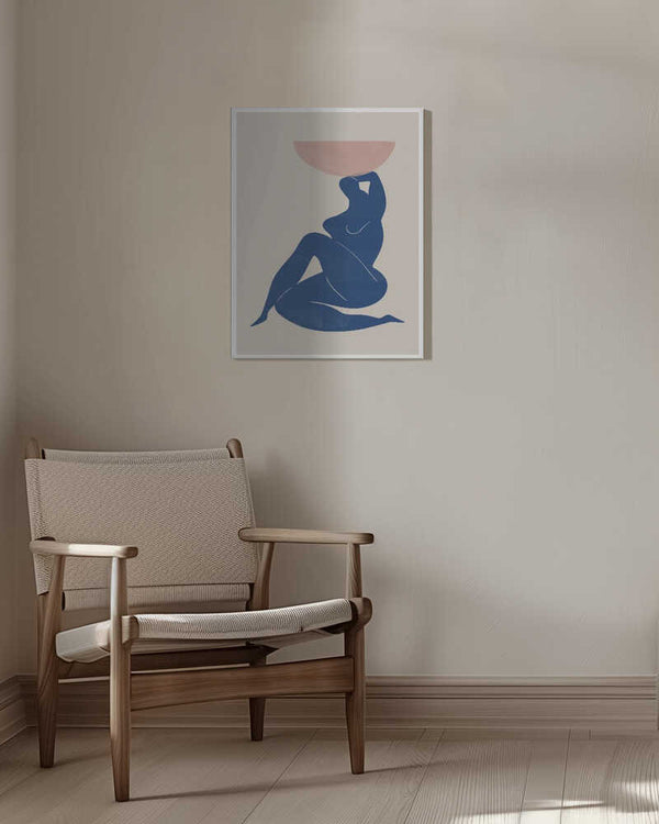 Tablou canvas „Harmony in Blue” de THE MIUUS STUDIO