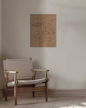 Tablou canvas „Whimsical Lines” de THE MIUUS STUDIO