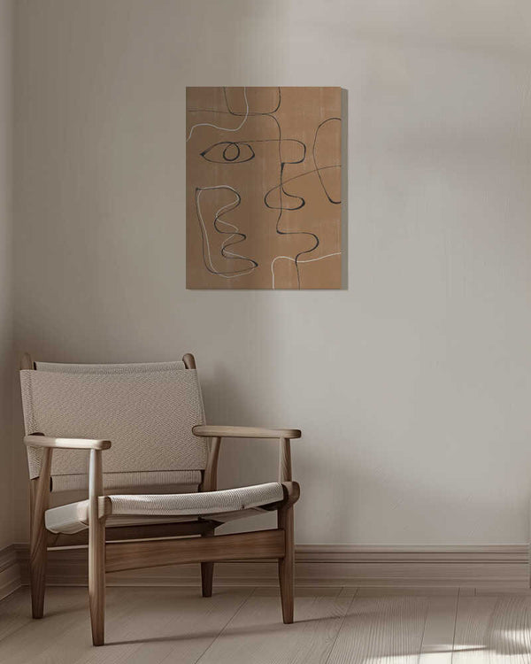 Tablou canvas „Whimsical Lines” de THE MIUUS STUDIO