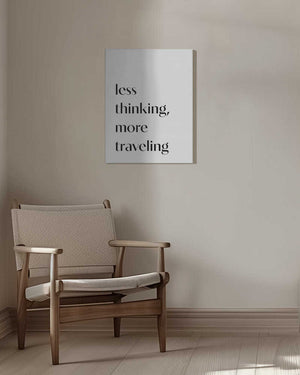 Tablou canvas „Less Thinking” de Pictufy Studio II