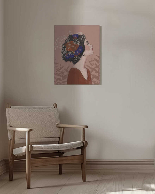 Tablou canvas „Blossoms in Profile” de Treechild