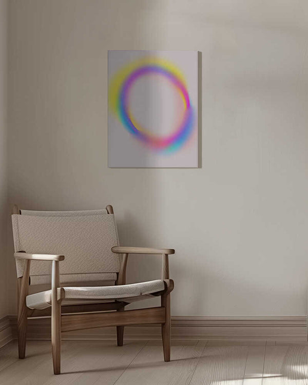 Tablou canvas „Luminous Spectrum Halo” de Treechild