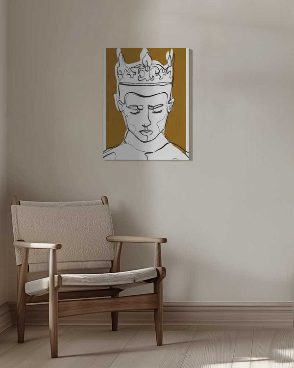 Tablou canvas „Silent Monarch” de Treechild