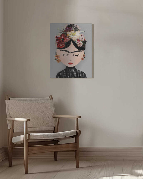 Tablou canvas „Floral Serenity” de Treechild